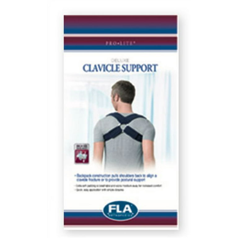 【★安心の定価販売★】 FLA Deluxe Clavicle Support (Navy) Small - Walmart.com サポーター