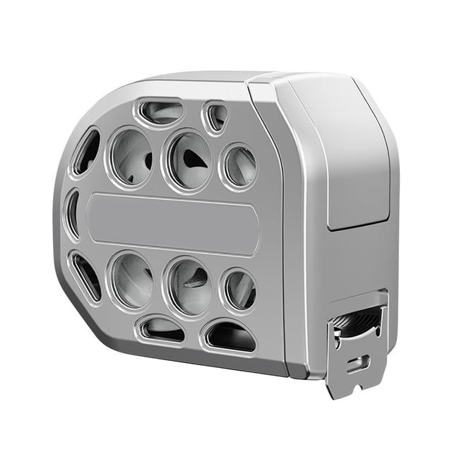 Ruban à Mesurer en Acier Inoxydable, Ruban à Mesurer en Acier Inoxydable Creux 5M Étanche et Résistant aux Chutes, Haute Précision avec Verrouillage Automatique, Ruban à Mesurer en Acier Inoxydable