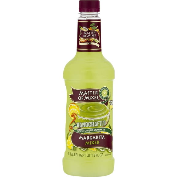 Master of Mixes Margarita Mix, 1 Liter Plastic Bottle