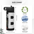 thumbnail image 4 of Balery Books1 Pattern Water Bottle,18oz Sports Insulated Kettle for Cycling Gym Basketball Outdoor, Suitable as a Present, 4 of 8