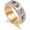 Gold, variant on Men's Stainless Steel Buddhist Mantra Spinner Ring Om Mani Padme Hum Band 8MM