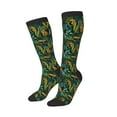 thumbnail image 2 of Haiem Jungle Leopard Yellow Socks, Funny Novelty Crazy Design Cotton Socks Sports Socks Knee High Socks For Men, Women,1Pairs - Gift For Working Friends, 2 of 9