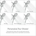 thumbnail image 5 of Moen Engage Magnetix Matte Black Multi-Function Handshower and Rainfall Shower Head Trim Combo with Shower Handle, Tub Spout, Metal Hose and Valve, 82304BL, 5 of 7