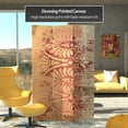 thumbnail image 2 of Oriental Furniture 6 ft. Tall Yesterday Canvas Room Divider - 3 Panel, 2 of 7
