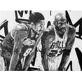 thumbnail image 4 of P Muir 14x11 White Modern Wood Framed Wall Art Titled - Kobe _ Mj, 4 of 6