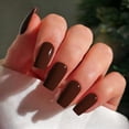 thumbnail image 2 of Uñas postizas adhesivas JOYVVEW medianas largas cuadradas, 24 piezas, 2 of 7
