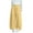 Yellow, variant on CQONEPT Girls' Cotton Pant with Pockets Wide Leg Baggy Fashion Pant Elastic Waist Solid Comfy School Trousers 2-14 Years Beige 9-10 Years