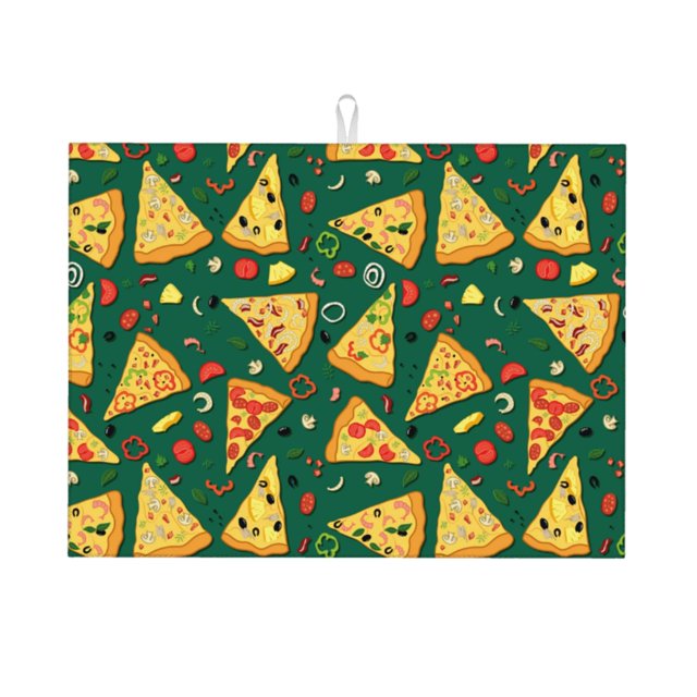 Balery Pizza Alfombrilla de Secado para Cocina, 18x24 Pulgadas, Súper Absorbente para Platos y Encimeras
