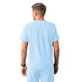 thumbnail image 2 of Adar Addition Scrubs For Men - Classic V-Neck Scrub Top - A6006 - Sky Blue - M, 2 of 7