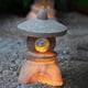 thumbnail image 4 of Farol de pagoda con energía solar, escultura decorativa, lámpara impermeable, estatua de torre de resina LED para jardín, , patio, paisaje, B CUTICAT Linterna de pagoda de piedra, 4 of 8