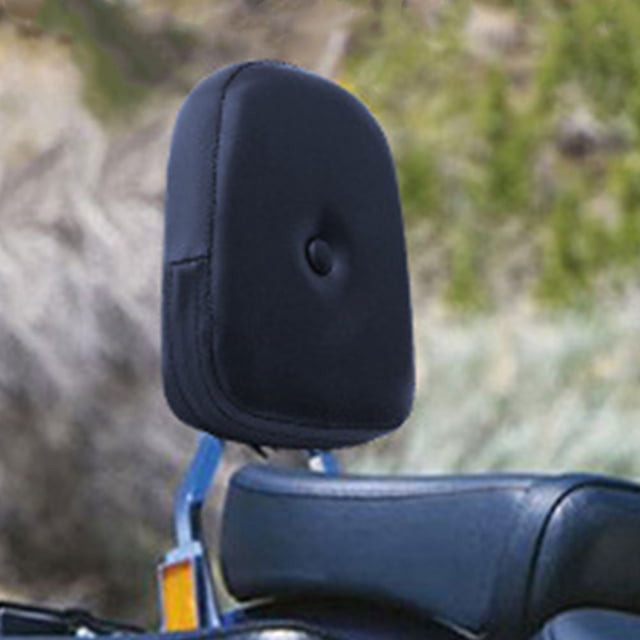 unbranded Cojín Para De Negro Para Motocicleta Con Clásico Y Fácil Instalación