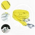 thumbnail image 4 of Tow rope, car emergency supplies, yellow towing rope, 5 tons, 4 meters tow strap, thickened and widened tow rope, 4 of 5
