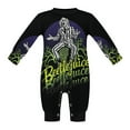 thumbnail image 5 of Beetlejuice Baby Romper Toddler Long Sleeve Bodysuit Soft Skin-Friendly Jumpsuit Outfit with Snap Crotch 3-6M, 5 of 8