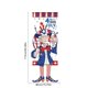 thumbnail image 3 of 4th of July Gnome Door Hanging Banners USA Independence Day Patriotic Wall Door Decor Red White Blue Star Stripe Non woven Fabric Hanging Decoration, 3 of 6