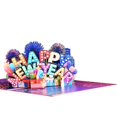 thumbnail image 1 of Tarjeta de felicitación de Navidad 3d, tarjeta de mensaje de bendición tridimensional plegable portátil para vacaciones de Navidad, 1 of 5