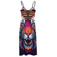 thumbnail image 5 of Tiger Animal Graffiti Fine Art Sleeveless Dress Summer Dress Woman 2025, 5 of 7