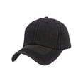 thumbnail image 1 of Top Headwear Washed Plain Baseball Cap - Black, 1 of 2