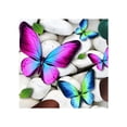 thumbnail image 1 of 5D DIY Hada Mariposa Rosa Flor Pintura de diamantes de imitación Costura Floral Bordado de diamantes Imágenes Decoración de punto de cruz Inevent JJ15242-01, 1 of 6
