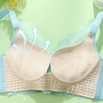 thumbnail image 6 of Ohufall Women's Wireless Lace Bras Push Up Wire Free Everyday Bras No Underwire Breathable Bras, 34B/C-46B/C, 6 of 8