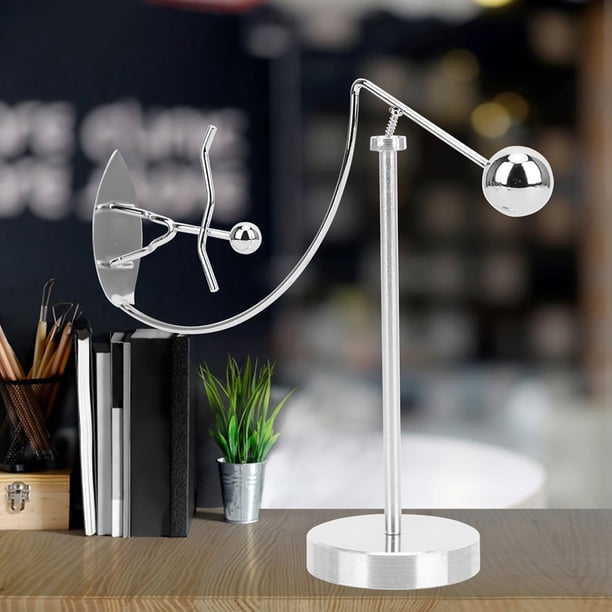 Juguetes educativos, cuna de péndulo de Newton, pequeñas bolas de juguete equilibradas, cuna de péndulo de Newton diseñada con precisión