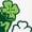 WHITE, variant on Peanuts - St. Paddy's Snoopy & Woodstock - Women's Short Sleeve Graphic T-Shirt