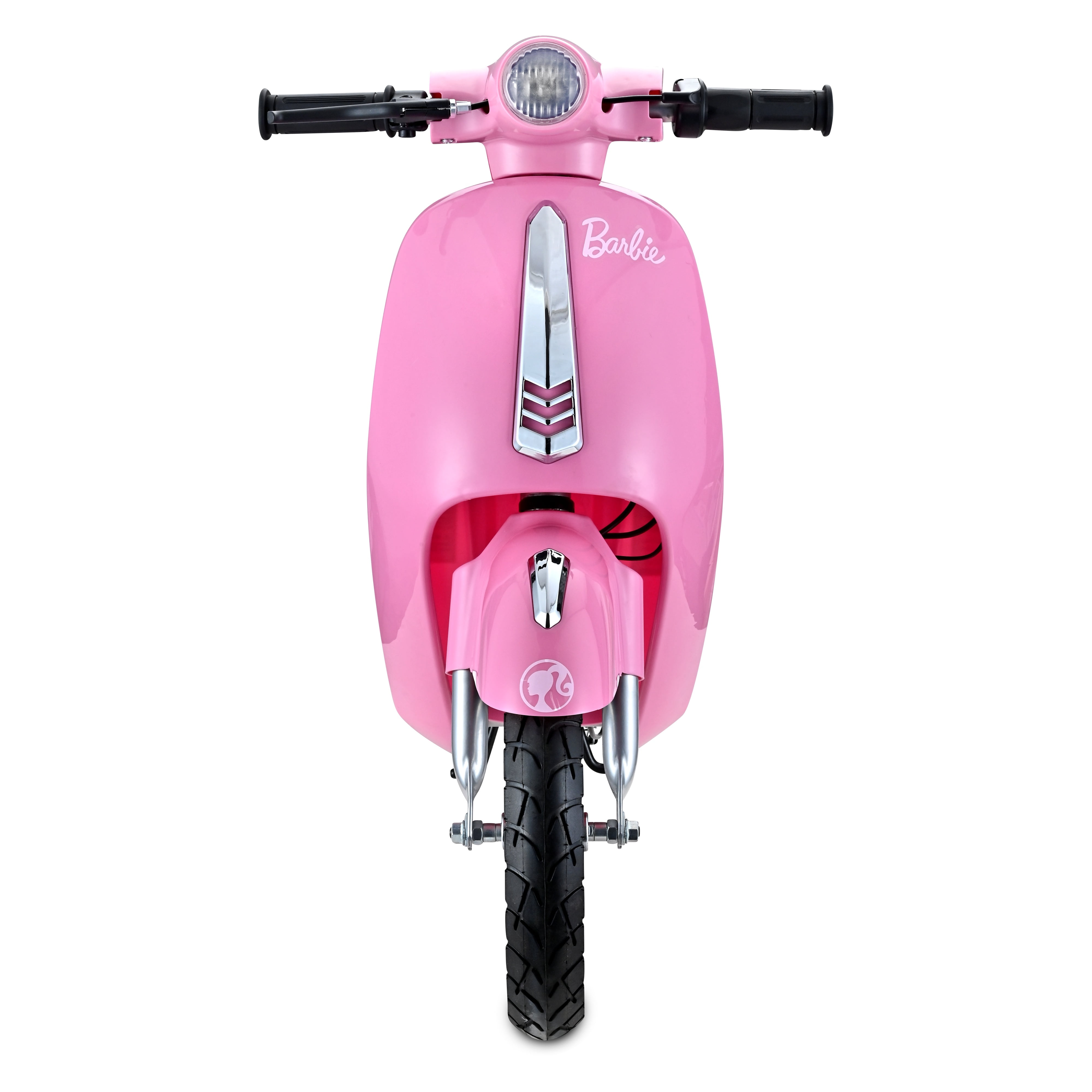 Barbie 24V Retro Scooter Powered Ride on with Easy Twist Throttle