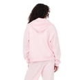 thumbnail image 4 of Forever 21 Women's Light Pink Loungewear Hoodie Sweatshirt, Oversized Fit,L, 4 of 6