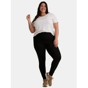 Terra & Sky Womens Plus High Waist Full Length Leggings, Sizes 0X-5X