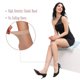 thumbnail image 5 of 10 pares de calcetines de algodón antideslizantes de patrón liso para mujer, con media caña, transpirables, elásticos e invisibles, para todas las estaciones., 5 of 7