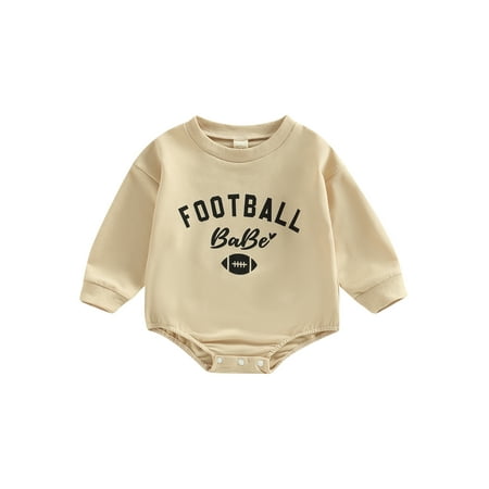 

QILINXUAN Infant Baby Boy Girl Romper Sweatshirt Long Sleeve Crewneck Pullover Sweater Bodysuit Jumpsuit Fall Winter Tops Shirts