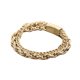 thumbnail image 5 of Brazalete de Acero Qarigey para hombre Cadenas de metal decoración regalo de fiesta de cumpleaños Oro 2Conjunto, 5 of 6