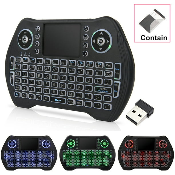 mini wireless keyboard 2 4ghz wireless mini keyboard controller compatible with android tv box iptv htpc smart tv pc etc c