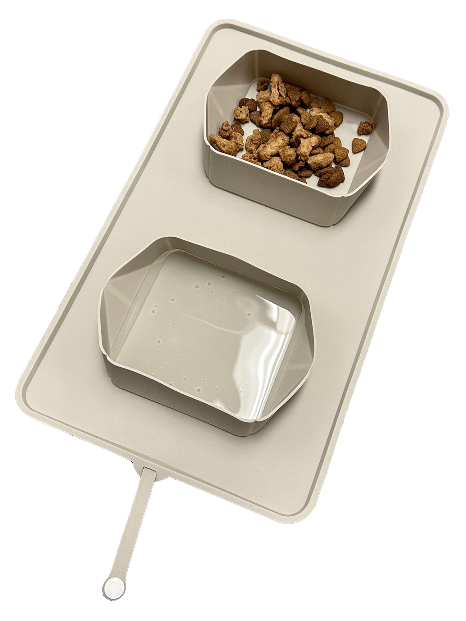 Vibrant Life Portable Double Diner Silicone Dog Food Mat