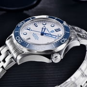 PAGANI DESIGN Men's Automatic Watches 42mm Stainless Steel Sports Waterproof Wrist Watch for Men with Japanese Movement Ceramic Bezel