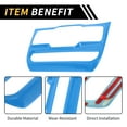 thumbnail image 4 of Unique Bargains 1 Pc Dashboard Center Window Control Panel Trim Cover for Jeep Wrangler JL JLU 18-24 Dash Central Control Window Switch Panel Trim ABS Light Blue, 4 of 6