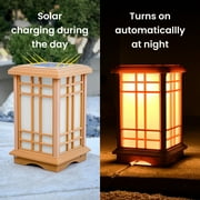 Techko Solar Zen Lantern – Amber or White Light (15.6high)