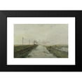 thumbnail image 2 of Paul Joseph Constantin Gabriël 14x11 Black Modern Framed Museum Art Print Titled - Landscape with a Train (1887), 2 of 5