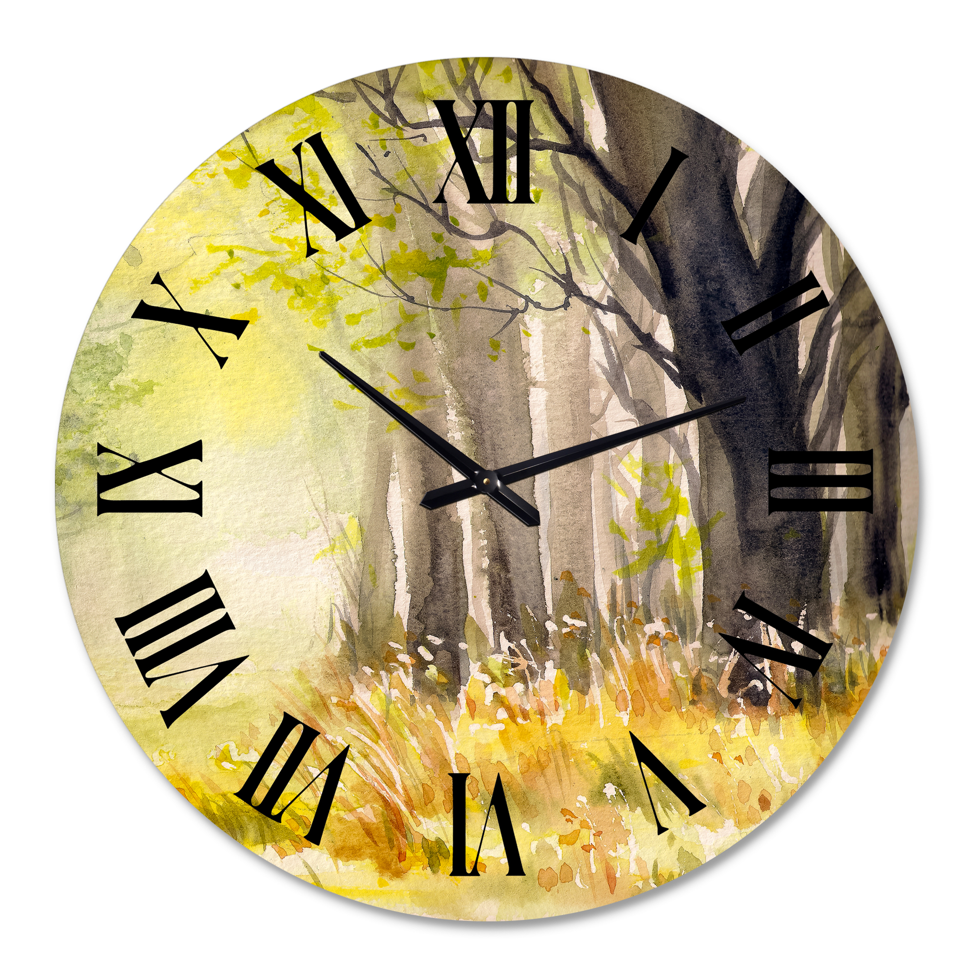 Designart 1 in Quartz Traditional Wall Clock