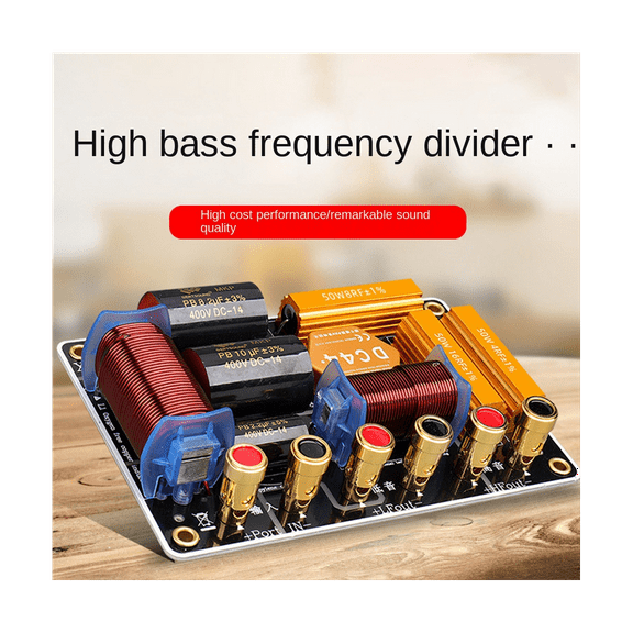 550W Audio Frequency Divider Two Way Speaker Crossover 15 12Inch Stage Performance High Power Frequency Divider