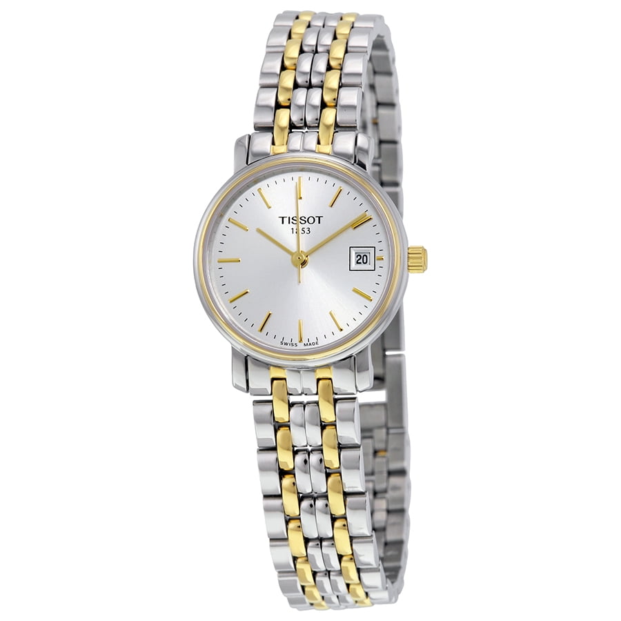 Tissot T-Classic Desire Two-tone Ladies Watch T52228131 - Walmart.com