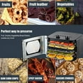 electric countertop food dehydrator machine 350watt premium multi