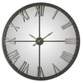 thumbnail image 4 of Uttermost 06419 Amelie 60" Oversized Distressed Rustic Mirror Face Wall Clock - Bronze, 4 of 4