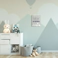 thumbnail image 2 of The Kids Room by Stupell Let Him Sleep Blue Mountains Kids Word Design Wall Plaque by Daphne Polselli, 2 of 6