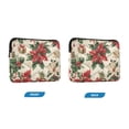 thumbnail image 7 of FORMRS 15"-15.6" Laptop Sleeve Protective Case Soft Carrying Quilted Computer Bag Cover, Christmas Poinsettia, 7 of 7