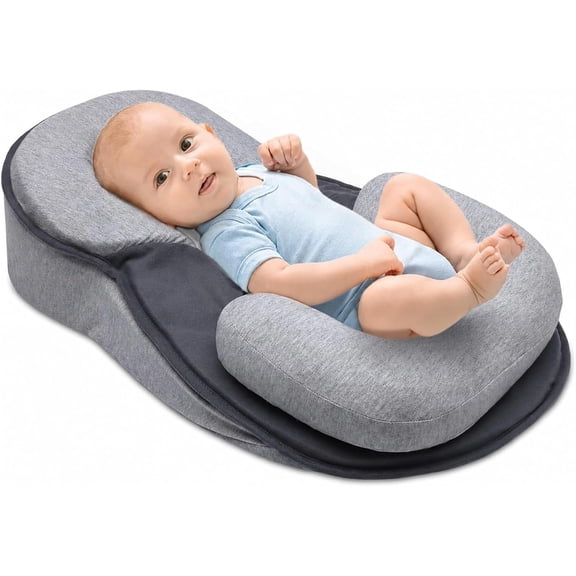Support Wedge Pillow, Cushion with Gentle Incline for Tummy Time, Portable Lounger Support