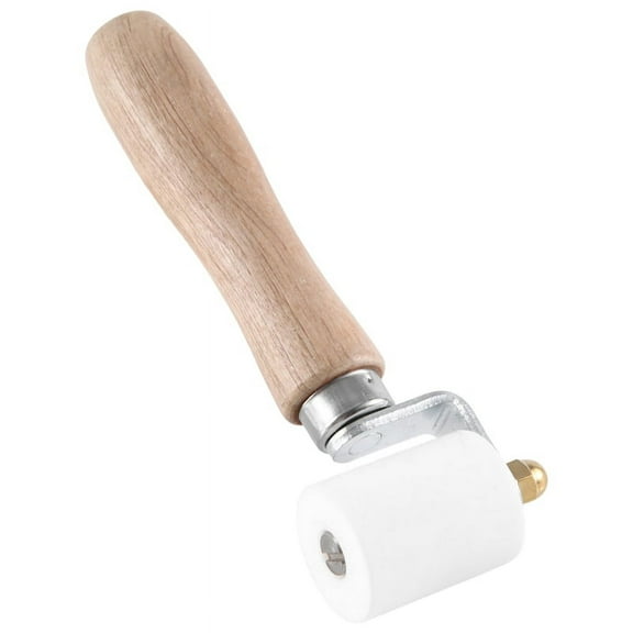 Heavy Duty 40mm White Seam Roller for PVC / EPDM Roofing Vinyl Decking Membrane and Banner Welding1 x Seam Roller