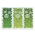 thumbnail image 1 of Irish Cutting Board, Aged Vintage Antique on Green Toned Color Bands Celtic Historic Lace Image, Decorative Tempered Glass Cutting and Serving Board, Large Size, Multicolor, by Ambesonne, 1 of 1