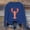 Blue, variant on Women's Casual Long Sleeve Sweatshirts Lobster Printed Crew Neck Pullover Comfy Tops Fall Fashion Outfits Winter Clothes 2025