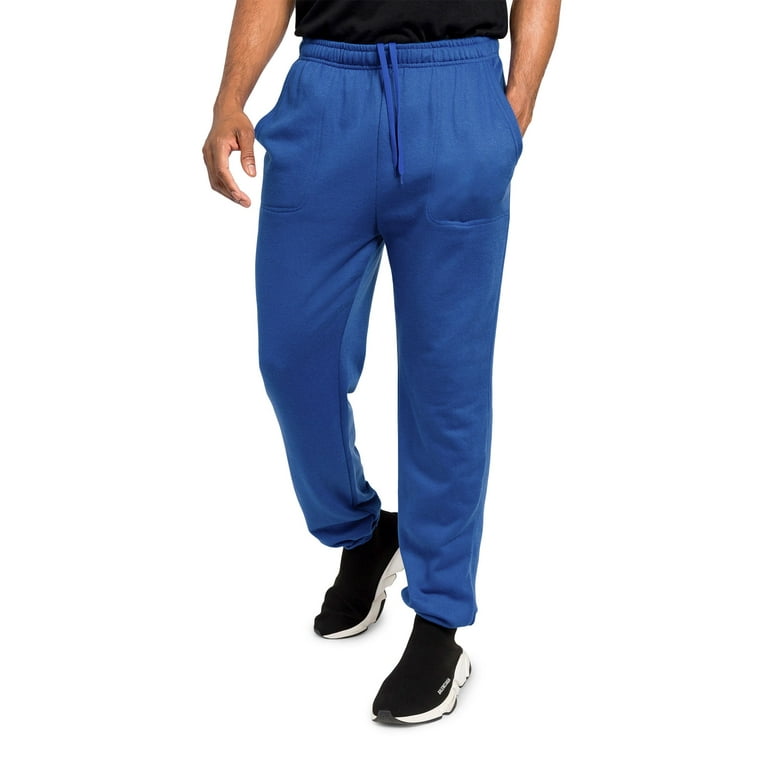 G-Style USA Men's Casual Lounge Fleece Sweatpants with Pockets FL78-GSTYLE  - Royal Blue - Small
