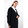 thumbnail image 3 of Long Length Knit Cardigan Knit Duster Solid Color, 3 of 11
